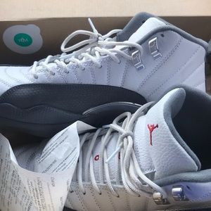 Jordan 11 white and dark grey